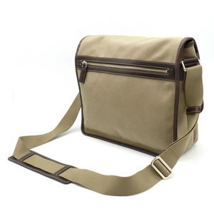 Prada Brown Jacquard Crossbody Messenger Leather Canvas